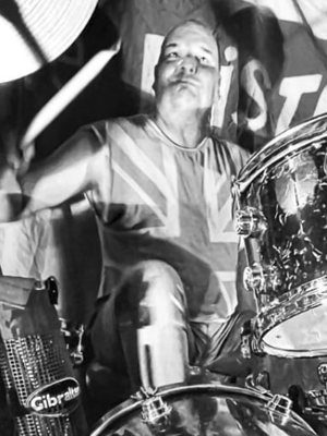 The Pistols drummer, the big fella